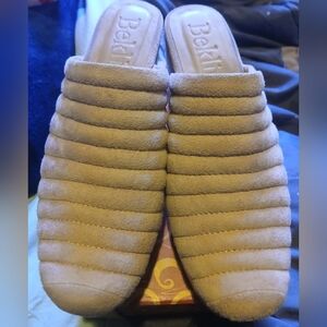 Beklina Women's Beige Slip-On Heels